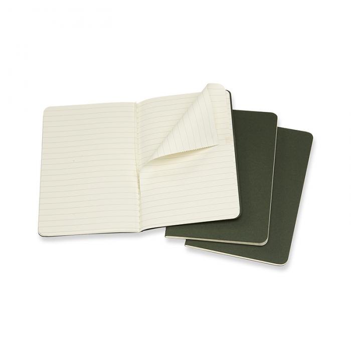 Moleskine Cahier Journal Pocket Ruled - Grön