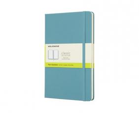 Moleskine Plain Classic Notebook Large - Reef Blue