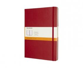 Moleskine Notebook X-large Hard Cover - Röd - Linjerad