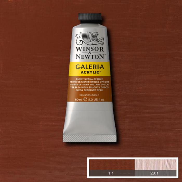 Akrylfrg Galeria 60ml Burnt Sienna Opaque 077