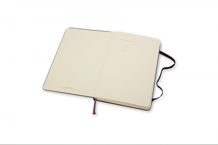 Moleskine Plain Classic Notebook Large - Svart