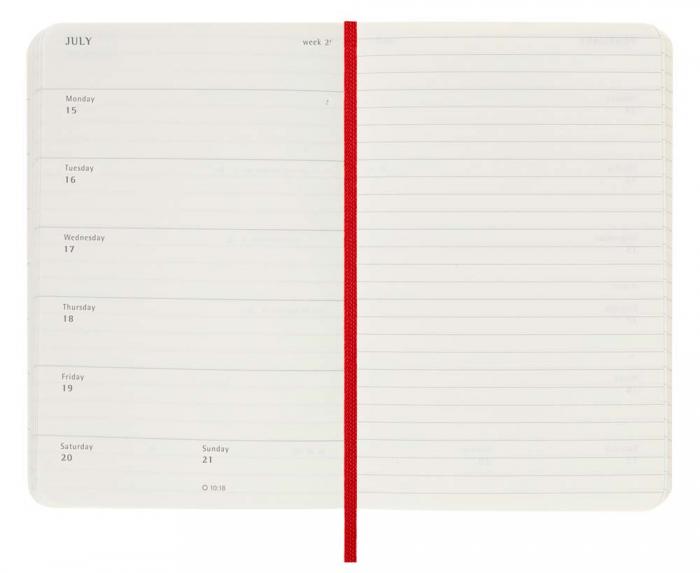 Moleskine Veckokalender Pocket soft 23/24 Rd