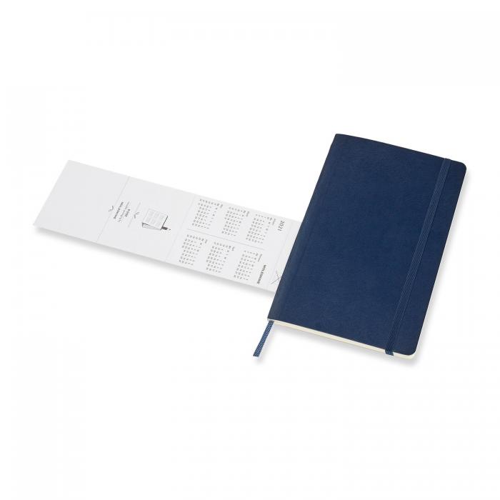 Moleskine Weekly notebook Large Blue Soft 2021