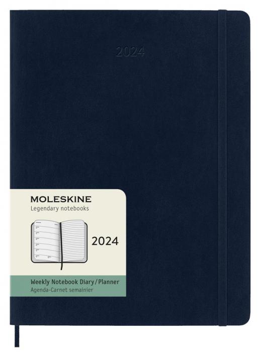 Moleskine Weekly notebook XL Soft Blue 2025