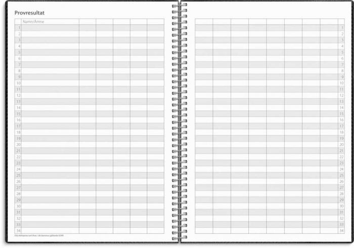 Kalender Study A5 Twist svart 2023-2024