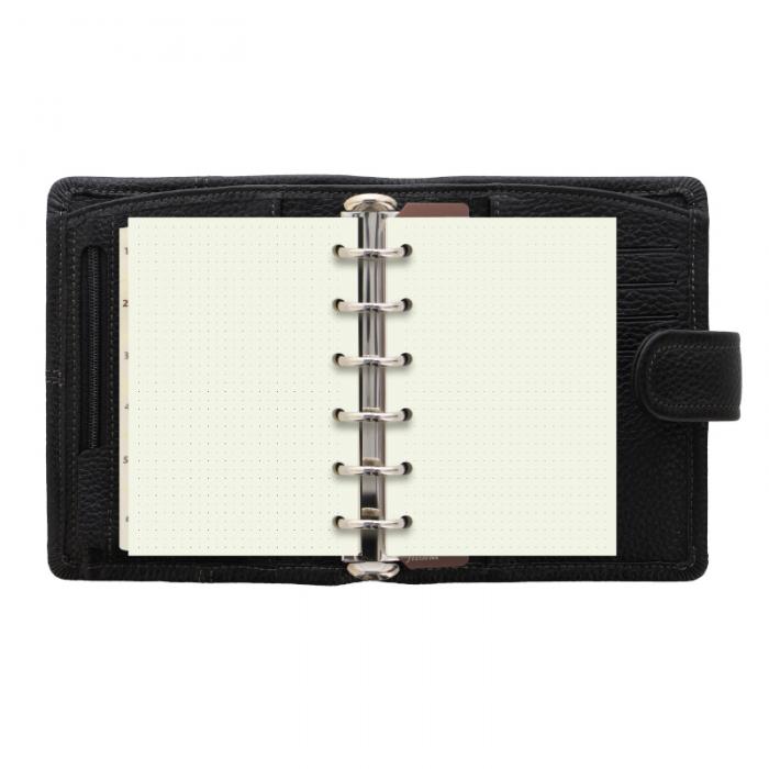 Filofax Classic Stitch Pocket Svart