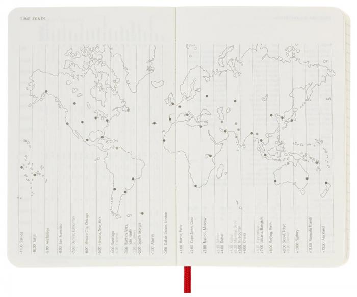 Moleskine Weekly Notebook Red soft pocket 2023