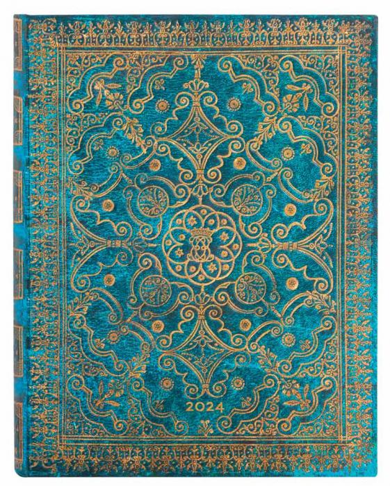 Kalender Paperblanks Ultra Daily Azure 2024