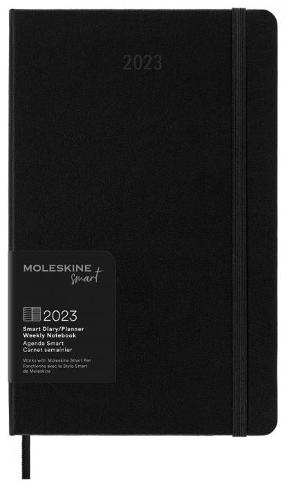 Moleskine M+ Plan Weekly Large Black 2023 