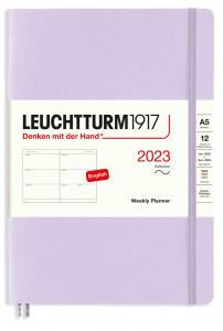 Kalender Leuchtturm1917 A5 Soft Vecka/uppslag Lilac 2023