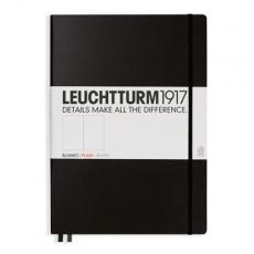 Leuchtturm Notebook A4+ hard Svart olinjerad