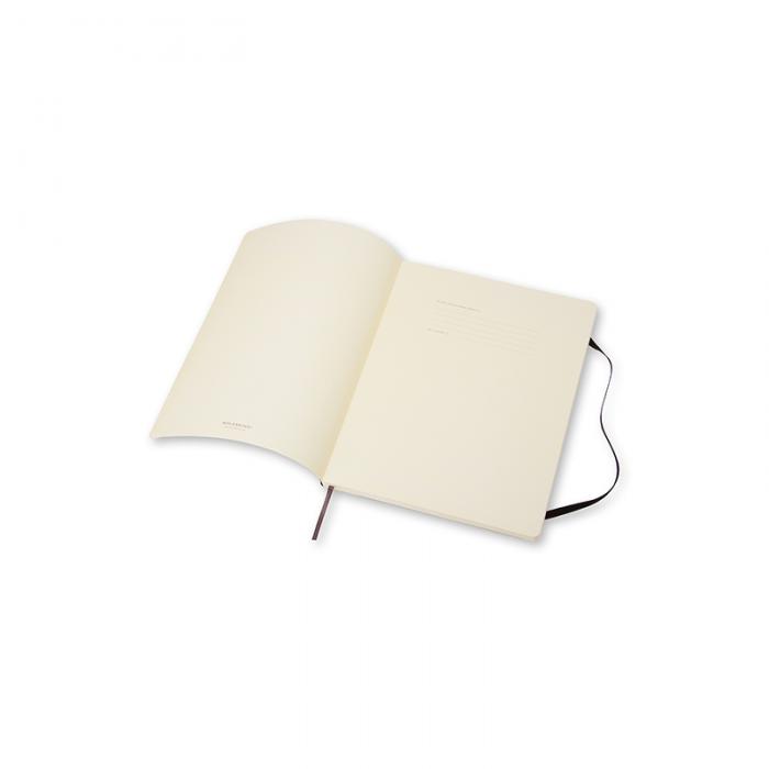 Moleskine Notebook X-large Soft Cover - Brun - Olinjerad