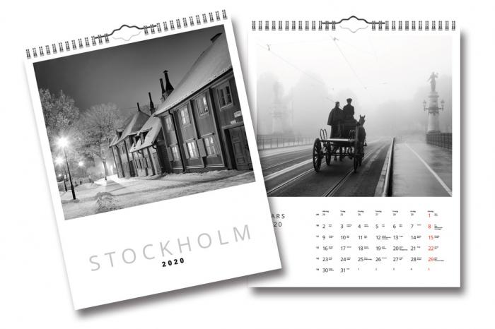 Gullers Vggkalender Stockholm 2020 - Kalenderkungen.se