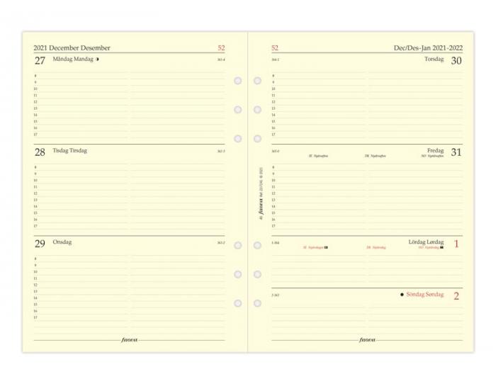 Filofax Dagbok A5 2022 v/u
