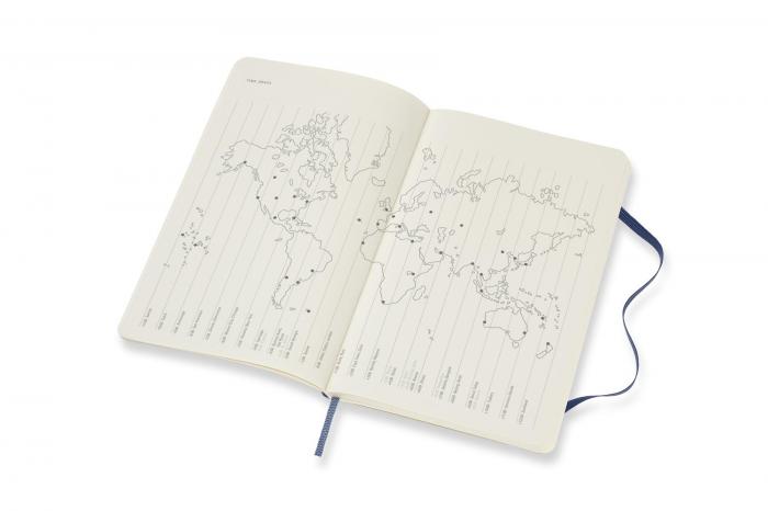 Moleskine Veckokalender L Soft 21/22 Blå