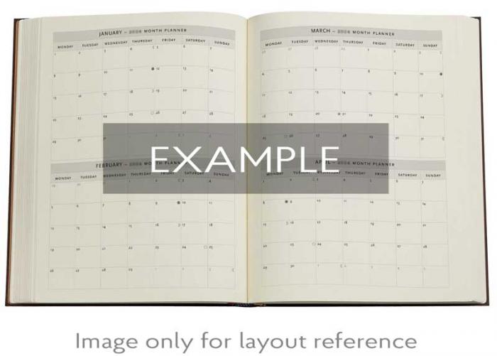 Kalender Paperblanks 18-months Ultra Floralia Vertical
