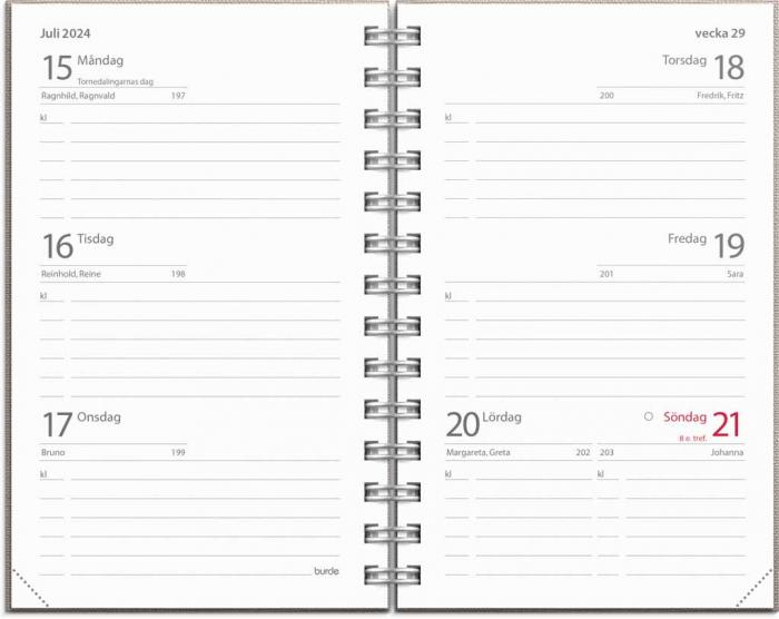 Kalender Compact Nomad beige 2023-2024
