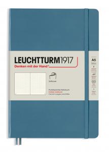 Leuchtturm Notebook A5 soft Dotted Stone blue