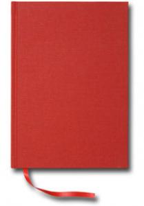 Linjerad Notebook A5 256 sidor Red