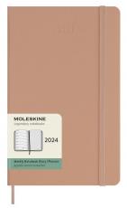 Moleskine Weekly Notebook Brown hard Large 2024 