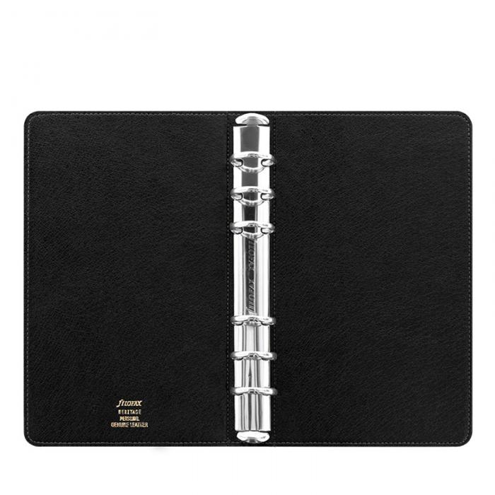 Filofax Heritage Personal Svart