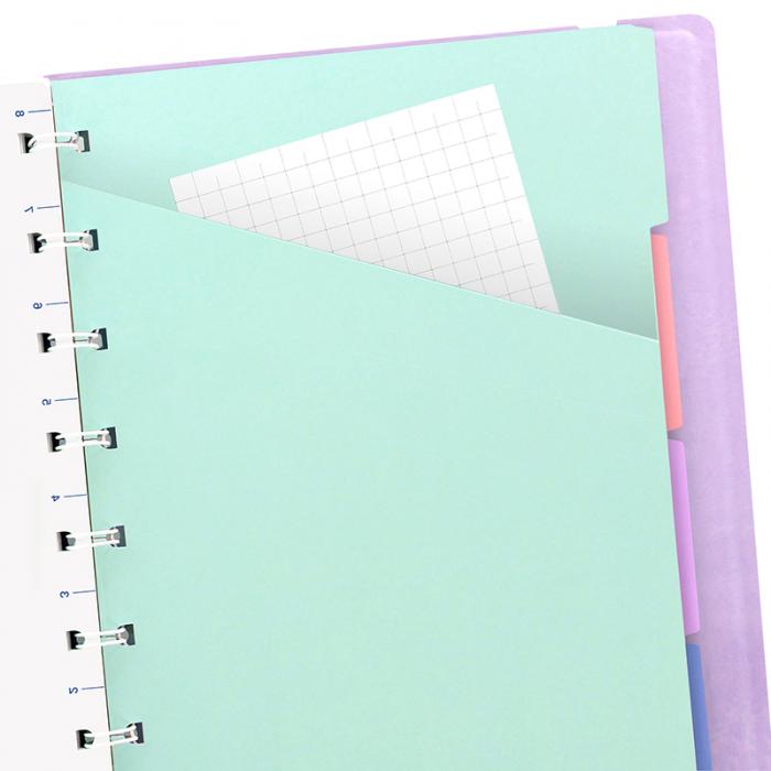 Filofax A5 Classic Notebook Linjerad Orchid 