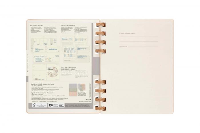 Spiral Academic Planner 22/23 XL Sand