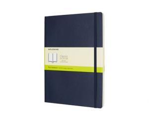 Moleskine Notebook X-large Soft Cover - Blå - Olinjerad