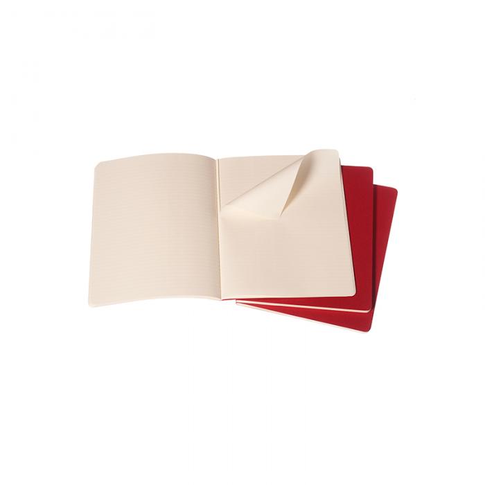 Moleskine Cahier Journal X-Large Ruled - Röd