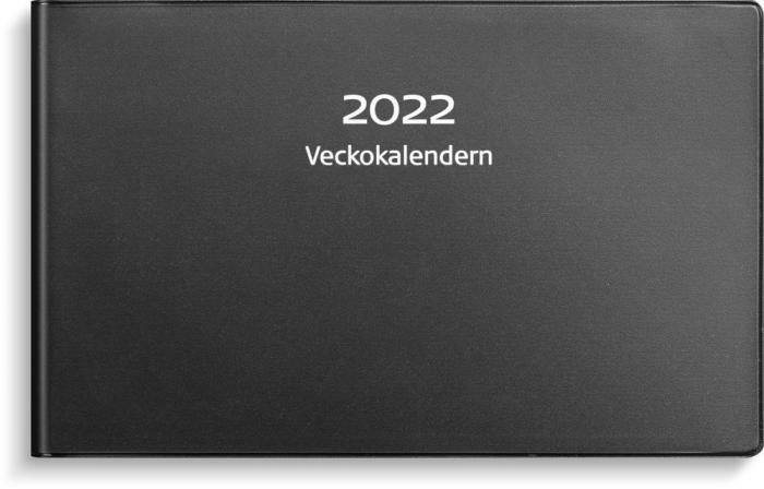 Veckokalender 2022 svart plast