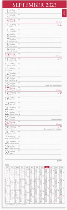 Stor bordskalender 2023