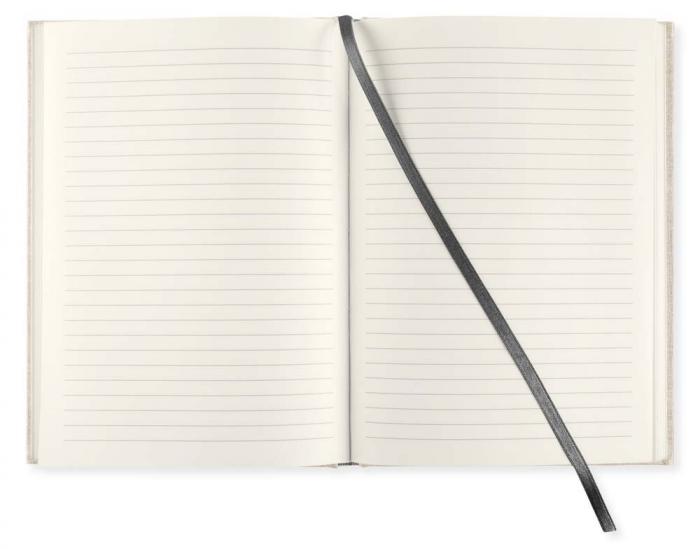 Linjerad Notebook A5 128 sidor Rough Linen