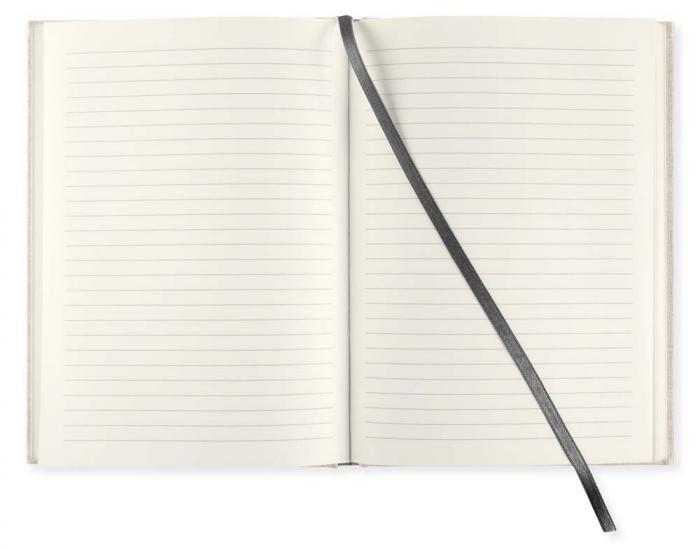 Linjerad Notebook A5 128 sidor Rough Linen