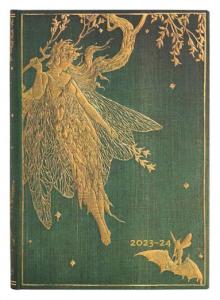 Paperblanks Dayplanner Midi Olive Fairy 23-24