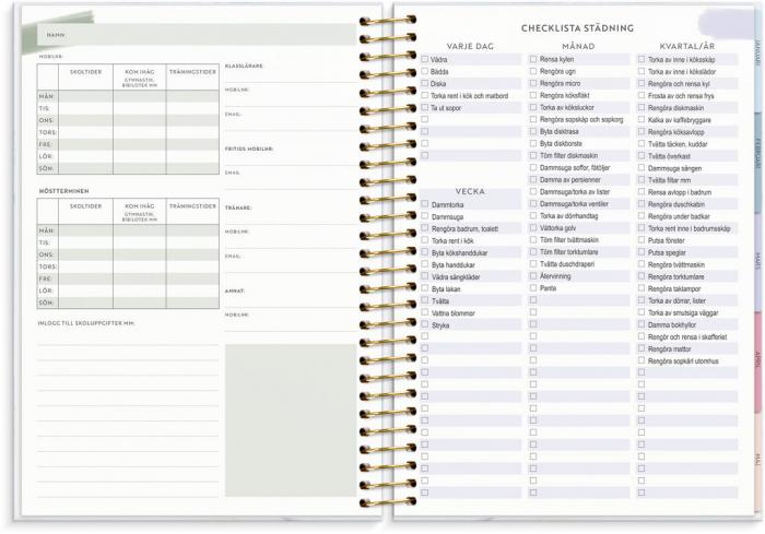 Life Organizer Family Planner 2024