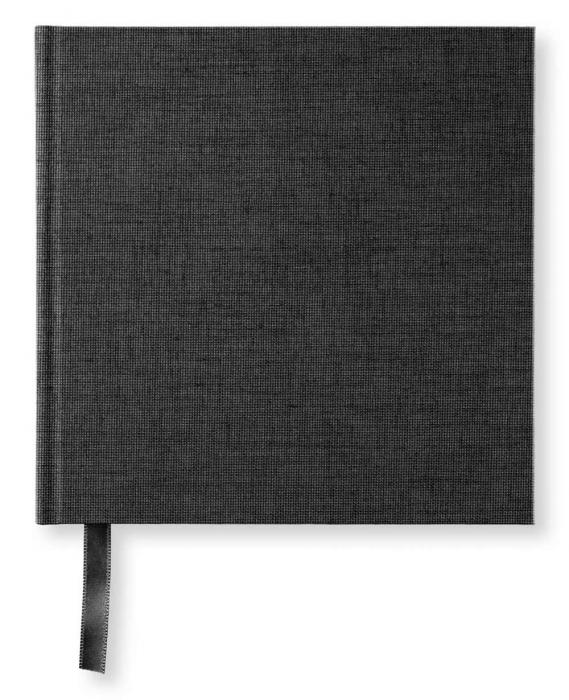Olinjerad Blank Book 185x185 Transparent Black