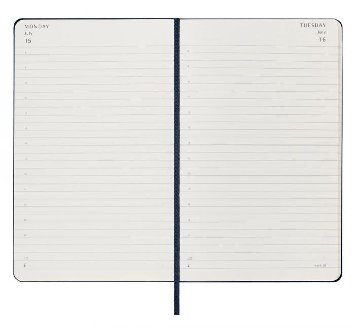Moleskine Daily Sapphire Blue Hard Large 2024 