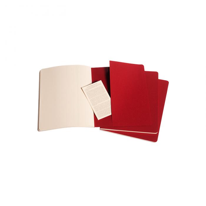 Moleskine anteckningsbok olinjerad XL röd