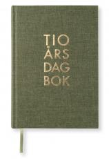 10-årsdagbok - Khaki Green