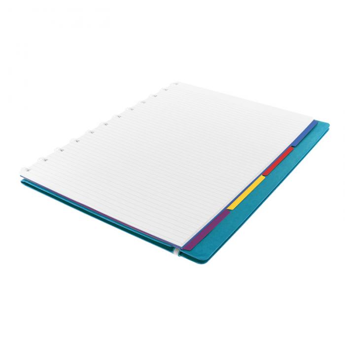 Filofax Notebook A4 linjerad Aqua