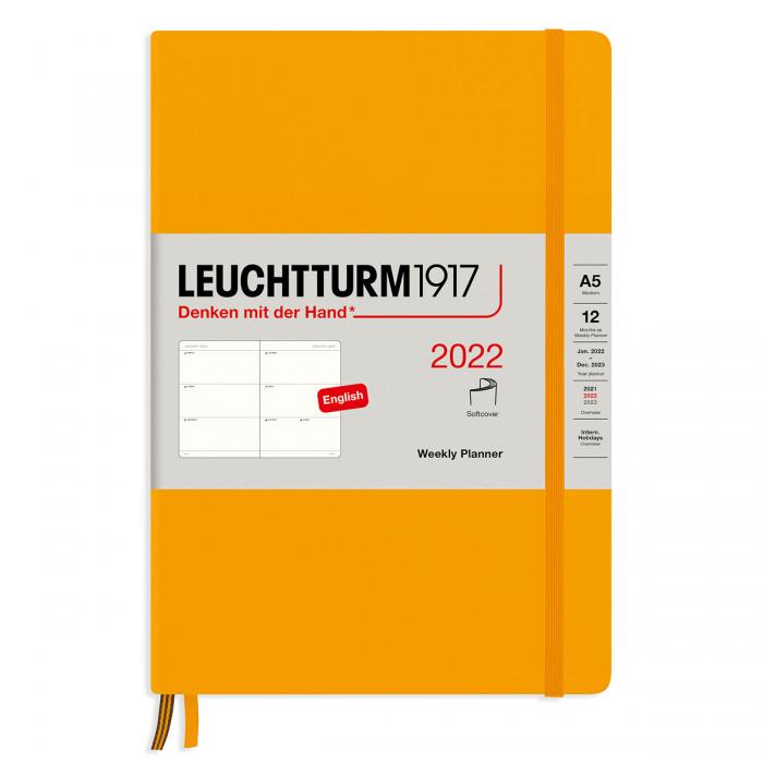 Kalender Leuchtturm1917 A5 Soft Vecka/uppslag Rising Sun 2022