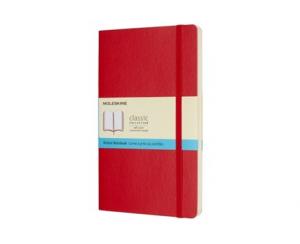 Moleskine Dotted Soft Notebook Large - Röd