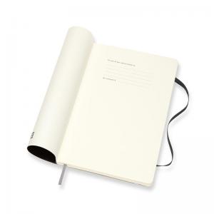 Moleskine Weekly notebook Large Black Soft 2022