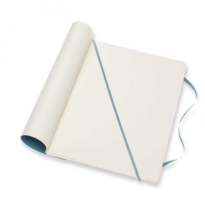 Moleskine Notebook X-large Soft Cover - Reef Blue - Olinjerad