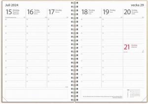 Kalender Study A5 Gobi lila 2023-2024