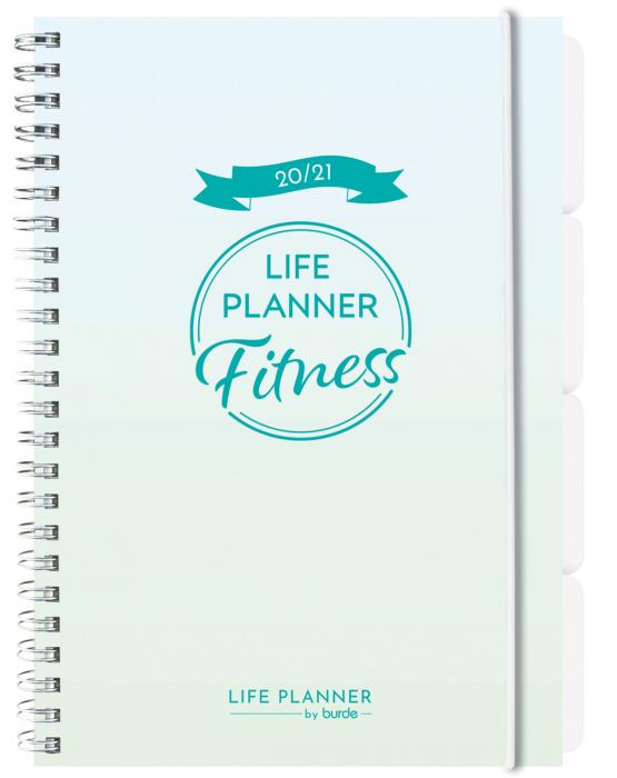 Burde Publishing AB Life Planner Fitness week A5 2020-2021 - Kalenderkungen.se