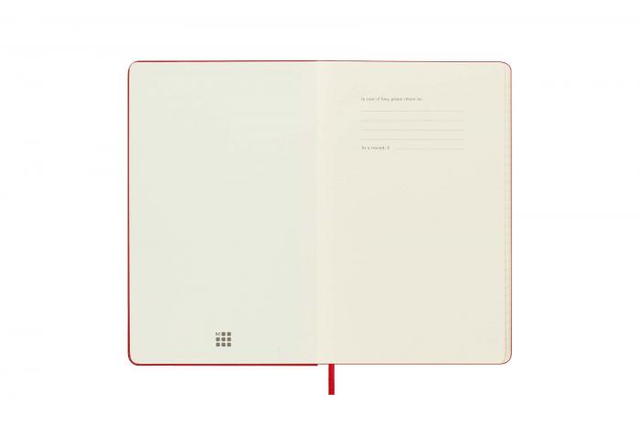 Moleskine Veckokalender L Red Hard 2022-2023