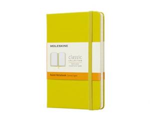Moleskine Ruled Classic Notebook Pocket - Gul 9x14cm