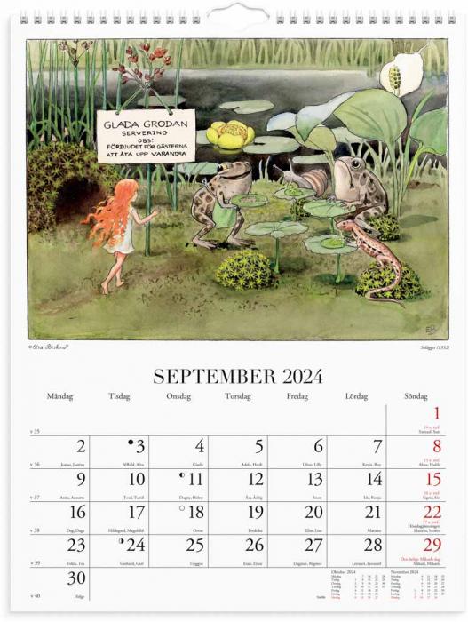 Vggkalender Elsa Beskow 2024