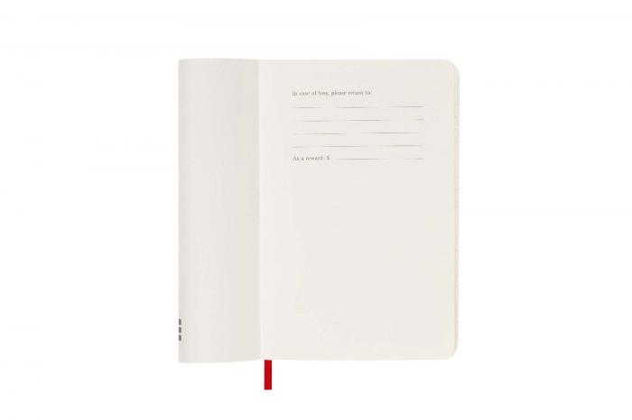 Moleskine Veckokalender Pocket soft 22/23 Röd